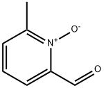 2-Pyridinecarboxaldehyde,6-methyl-,1-oxide(9CI) Structure