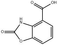 4-BENZOXAZOLECARBOXYLIC ACID, 2,3-DIHYDRO-2-OXO- 구조식 이미지