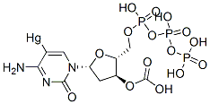 5-MERCURI-2''-DEOXYCYTIDINE 5''-TRIPHOSPHATE CARBONATE TRIS-TRIETHYLAMMONIUM) Structure