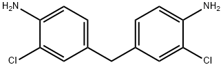 4,4'-메틸렌비스(2-클로로아닐린) 구조식 이미지