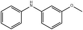 3-메톡시디페닐라민3-methoxydiphenylamine 구조식 이미지