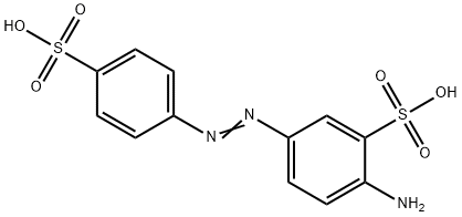 4-Aminoazobenzene-3,4'-disulfonic acid Structure
