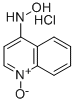 4-하이드록시아미노퀴놀린N-옥사이드염산염 구조식 이미지