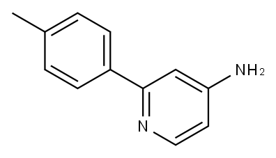 2-p-tolylpyridin-4-ylamine 구조식 이미지