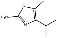 2-Thiazolamine,  5-methyl-4-(1-methylethyl)- Structure