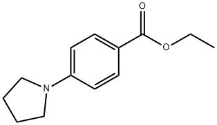 4-PYRROLIDIN-1-YL-벤조산에틸에스테르 구조식 이미지