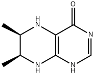 4(1H)-Pteridinone,5,6,7,8-tetrahydro-6,7-dimethyl-,cis-(9CI) 구조식 이미지