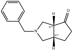 cis-2-Benzylhexahydrocyclopenta[c]pyrrol-4(1H)-one 구조식 이미지