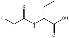 N-CHLOROACETYL-DL-2-AMINO-N-BUTYRIC ACID (ALPHA-) Structure