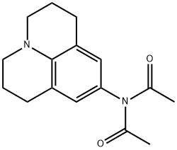 N-Acetyl-N-(2,3,6,7-tetrahydro-1H,5H-benzo[ij]quinolizin-9-yl)acetamide Structure