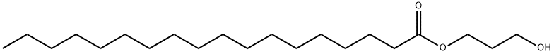 Octadecanoic acid 3-hydroxypropyl ester Structure