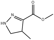 1H-Pyrazole-3-carboxylicacid,4,5-dihydro-4-methyl-,methylester(9CI) 구조식 이미지