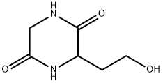 2,5-Piperazinedione,3-(2-hydroxyethyl)-(6CI,9CI) Structure