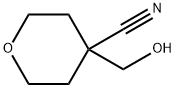 4-(Hydroxymethyl)tetrahydro-2H-pyran-4-carbonitrile Structure