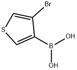 3-브로모티오펜-4-붕산 구조식 이미지