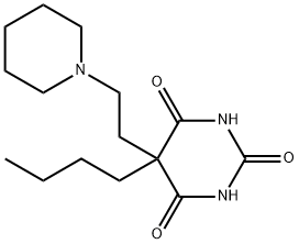 5-butyl-5-[2-(1-piperidyl)ethyl]-1,3-diazinane-2,4,6-trione 구조식 이미지