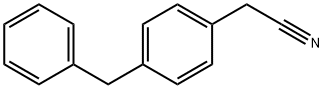 4-BENZYLPHENYLACETONITRILE Structure