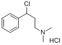 N,N-디메틸-3-페닐-3-클로로프로필아민염화물 구조식 이미지