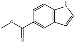 Methyl indole-5-carboxylate 구조식 이미지