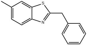6-메틸-2-(페닐메틸)벤조티아졸 구조식 이미지