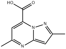 2,5-dimethylpyrazolo[1,5-a]pyrimidine-7-carboxylic acid(SALTDATA: FREE) Structure