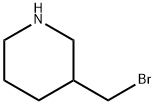 3-(bromomethyl)piperidine Structure