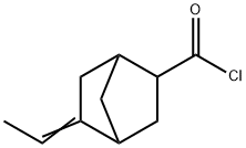 비시클로[2.2.1]헵탄-2-카르보닐클로라이드,5-에틸리덴-(9CI) 구조식 이미지