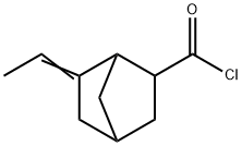 비시클로[2.2.1]헵탄-2-카르보닐클로라이드,6-에틸리덴-(9CI) 구조식 이미지