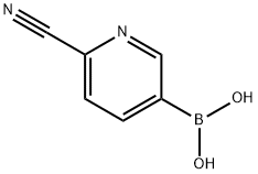 6-cyanopyridine-3-boronic acid Structure