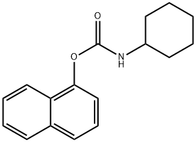 Carbamic acid, cyclohexyl-, 1-naphthalenyl ester (9CI) Structure