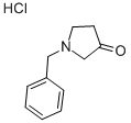 1-Benzyl -3-pyrrolidinone hydrochloride 구조식 이미지