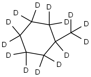 METHYLCYCLOHEXANE-D14 Structure