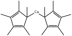 Bis(pentamethylcyclopentadienyl)calcium Structure
