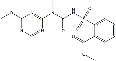 Tribenuron methyl 구조식 이미지