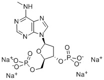 2'-DEOXY-N6-메틸라데노신3',5'-비스포스페이트테트라암모늄염 구조식 이미지