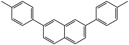 Naphthalene, 2,7-bis(4-methylphenyl)- Structure