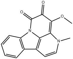 4-Methoxy-3-methyl-3H-indolo[3,2,1-de][1,5]naphthyridine-5,6-dione 구조식 이미지