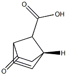 Bicyclo[2.2.1]hept-2-ene-7-carboxylic acid, 5-oxo-, (1S-syn)- (9CI) Structure