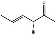 4-헥센-2-온,3-메틸-,[R-(E)]-(9CI) 구조식 이미지