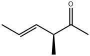 4-Hexen-2-one, 3-methyl-, [S-(E)]- (9CI) Structure
