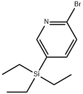 2-bromo-5-triethylsilylpyridine 구조식 이미지