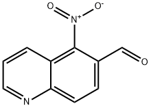 5-NITROQUINOLINE-6-CARBALDEHYDE Structure