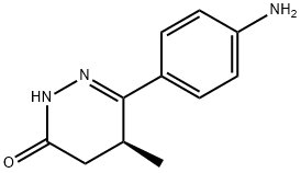 (S)-3(2h)-Pyridazinone, 6-(4-Aminophenyl)-4,5-Dihydro-5-Methyl- 구조식 이미지