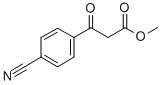 3-(4-CYANO-PHENYL)-3-OXO-PROPIONIC ACID METHYL ESTER Structure