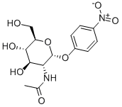 P-NITROPHENYL 2-ACETAMIDO-2-DEOXY-ALPHA-D-GLUCOPYRANOSIDE Structure