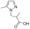 2-Methyl-3-(5-methyl-pyrazol-1-yl)-propionic acid 구조식 이미지