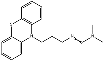 N1,N1-Dimethyl-N2-[3-(10H-phenothiazin-10-yl)propyl]formamidine 구조식 이미지