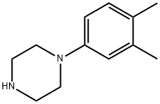 1-(3,4-Dimethylphenyl)piperazine 구조식 이미지