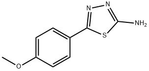 2-아미노-5-(4-메톡시페닐)-1,3,4-티아디아졸 구조식 이미지