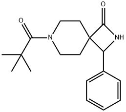 tert-butyl 3-oxo-1-phenyl-2,7-diazaspiro[3.5]nonane-7-carboxylate 구조식 이미지